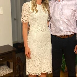 Lulus White Lace Dress